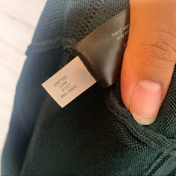 Lane Bryant Green Knit Ribbed Sheath Work Wedding Guest Dress Size 26/28 - Picture 9 of 10